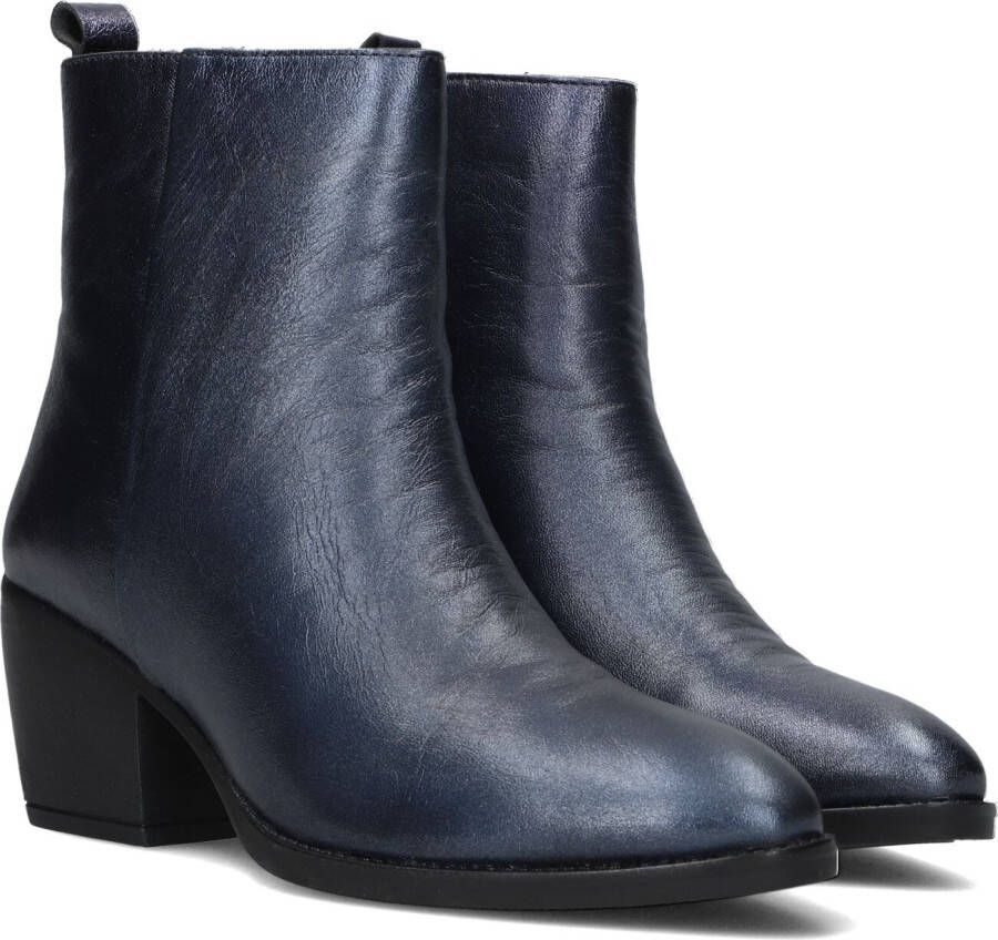 Notre-V Ki-4563 Enkellaarsjes Enkelboots met rits Dames Blauw