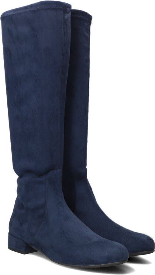 blauwe suède laarzen dames