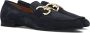 Notre-v Donkerblauwe Suède Loafers Stijlvol Model Blue Dames - Thumbnail 1