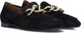 Notre-v Blauwe Suède Loafers met Gouden Detail Blue Dames - Thumbnail 1