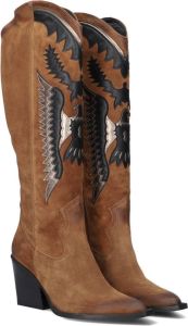 City Western bruin Tinten Aq296 Cowboylaarzen Western Laarzen Dames Camel