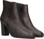 Notre-V Diane-02 Enkellaarsjes Enkelboots met rits Dames Bruin - Thumbnail 1