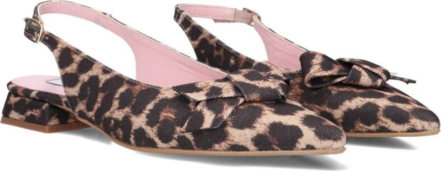 Notre-v Slingback schoenen met luipaardprint