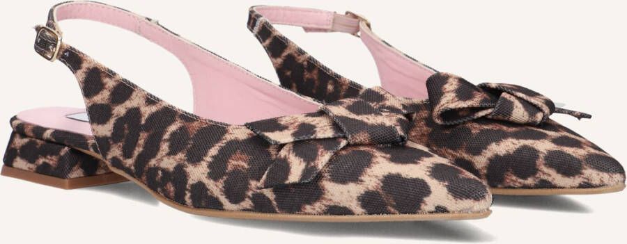 Notre-v Slingback schoenen met luipaardprint
