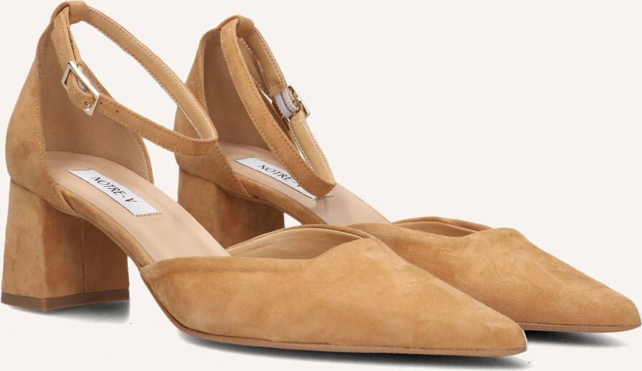 Notre-V 35514 Pumps High Heels Schoenen Hoge Hak Dames Cognac