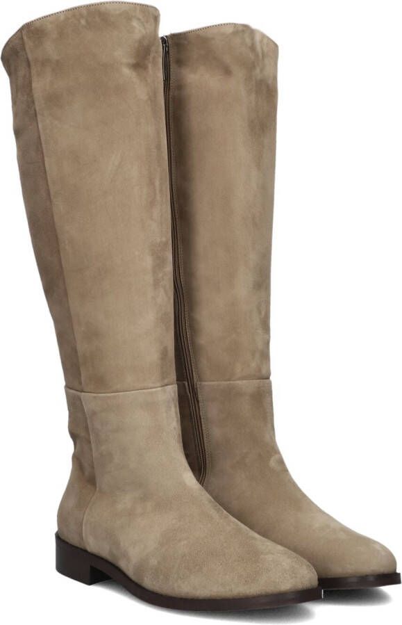 Notre-v Taupe Suède Hoge Laarzen Stijlvol Model