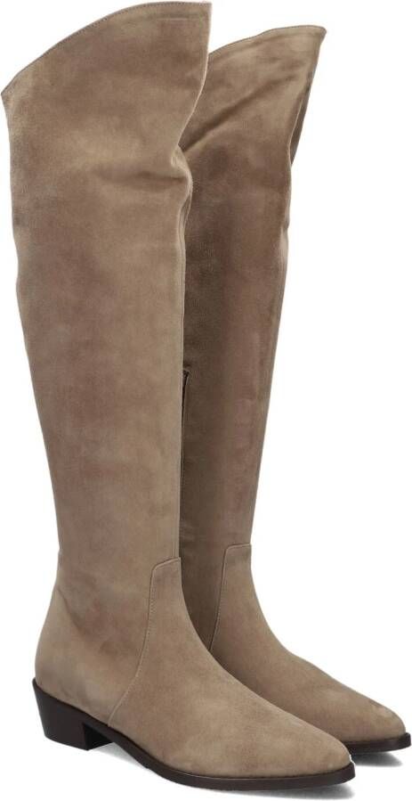 Notre-V 394492 Laarzen Suède Dames Taupe
