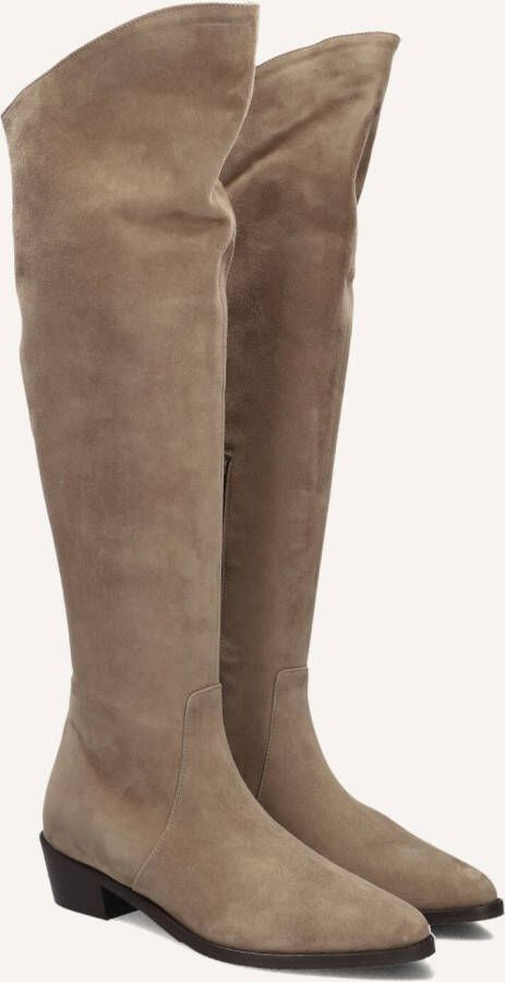 Notre-V 394492 Laarzen Suède Dames Taupe