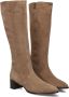 Notre-V 63297 Laarzen Suède Dames Taupe - Thumbnail 1