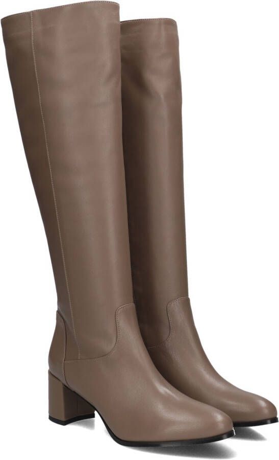 Notre-v Taupe Hoge Laarzen voor Stijlvolle Herfst