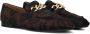 Notre-V Notre V 133 405 Loafers Instappers Dames Bruin - Thumbnail 1