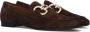 Notre-V 5632 Loafers Instappers Dames Bruin - Thumbnail 1