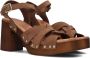 Bruin Tinten 8509 Sandalen Dames Bruin - Thumbnail 1