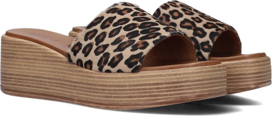 Metallica Bruin Tinten 816013 Slippers Dames Bruin