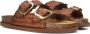 Notre-V As-14231 Slippers Dames Cognac - Thumbnail 1