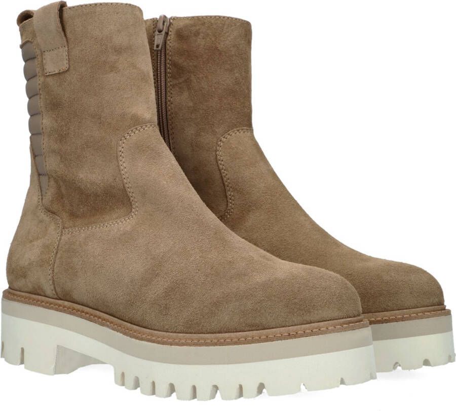 Notre-V Notre V 42422 Enkelboots Enkellaarsjes Dames Camel