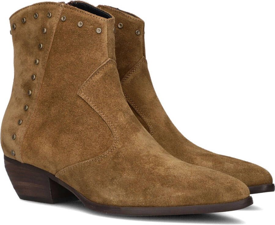 Notre-V Ar231 Enkellaarsjes Enkelboots met rits Dames Camel