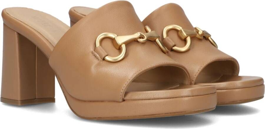 Notre-V Notre V 99920 Muiltjes Dames Camel