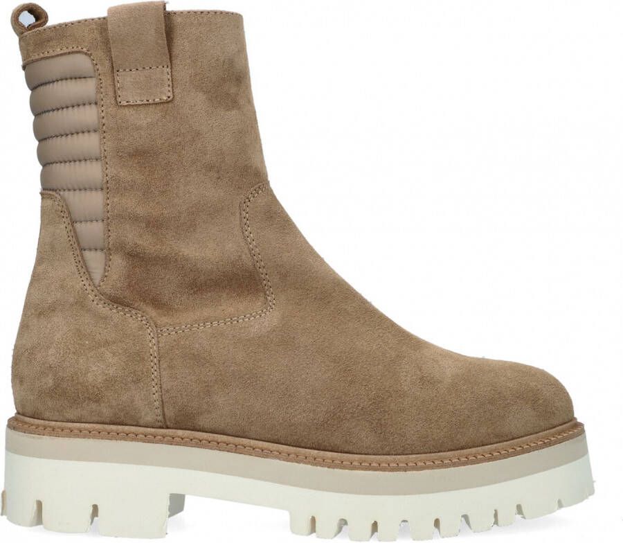 Notre-V Notre V 42422 Enkelboots Enkellaarsjes Dames Camel - Foto 2