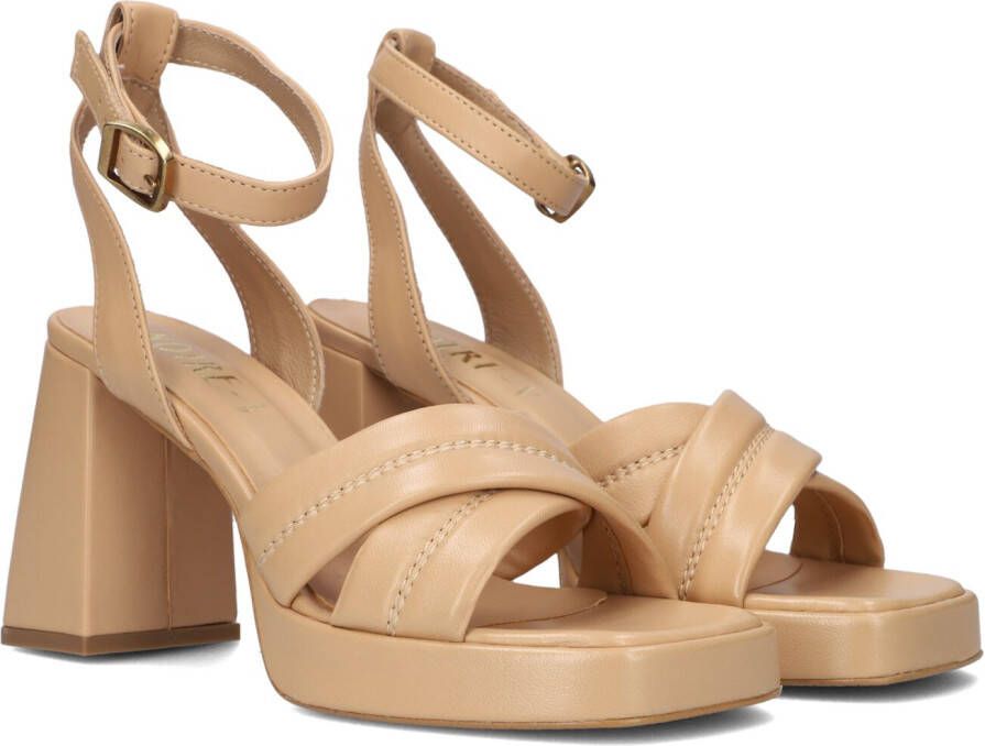 Strappy Sandals bruin Tinten Ao103 Sandalen Dames Camel