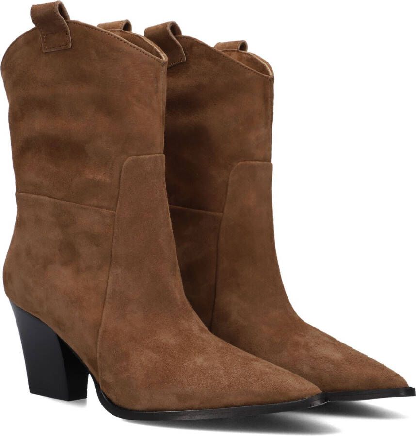 Notre-V 35152 Enkellaarsjes Dames Cognac