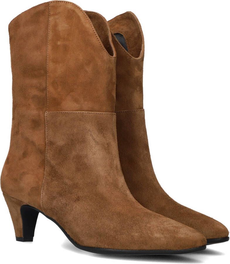 Notre-V 39963 Enkellaarsjes Dames Cognac