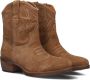 Notre-V 851 Enkellaarsjes Enkelboots Dames Cognac - Thumbnail 1