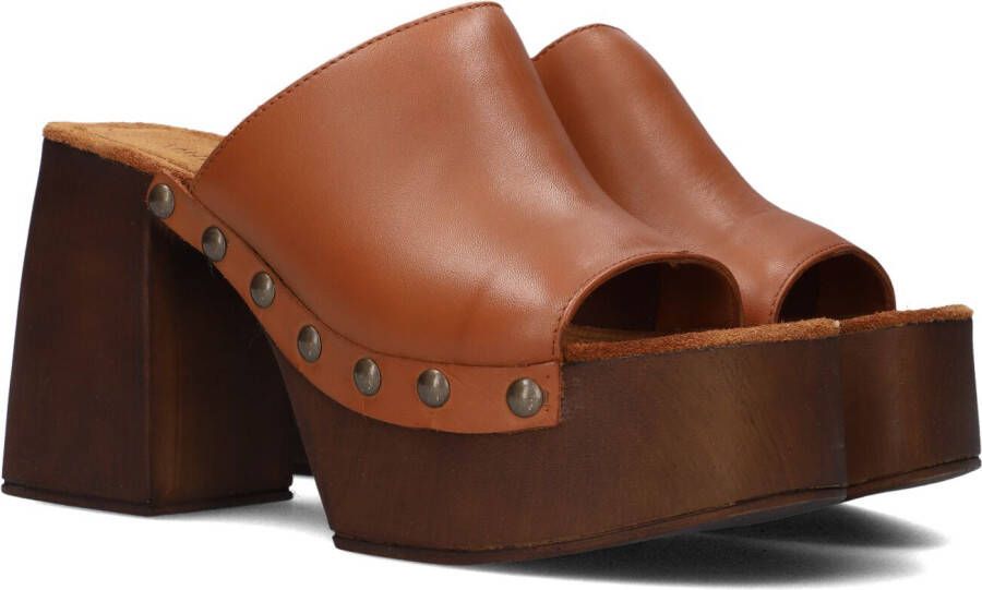 Notre-V 06 252 Muiltjes Dames Cognac