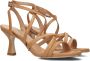 Metallica Bruin Tinten 6426 Sandalen Dames Cognac - Thumbnail 1