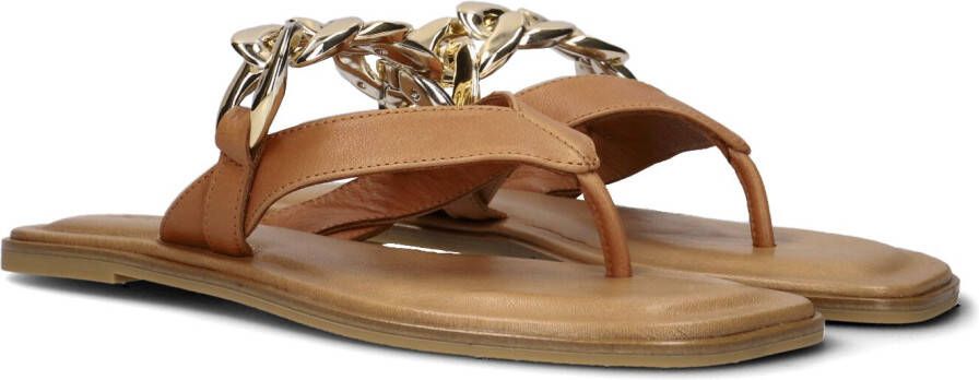 Notre-V Notre V 897006 Teenslippers Zomer slippers Dames Cognac