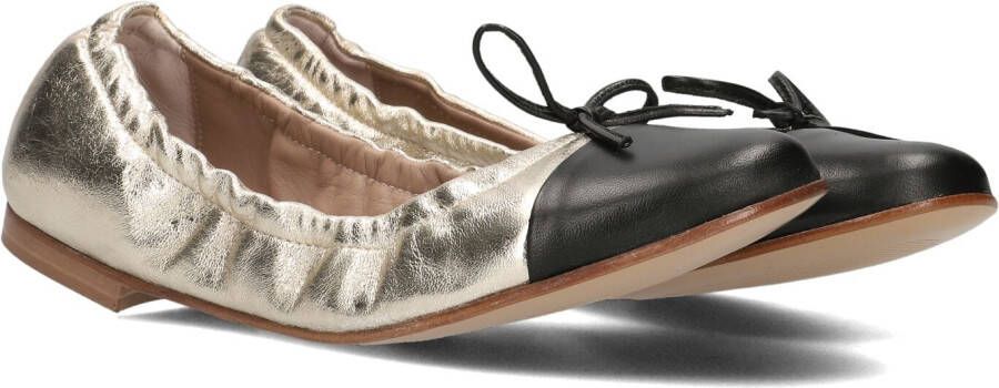 Notre-V 08-323 Ballerina's Ballarina Schoenen Instappers Dames Goud