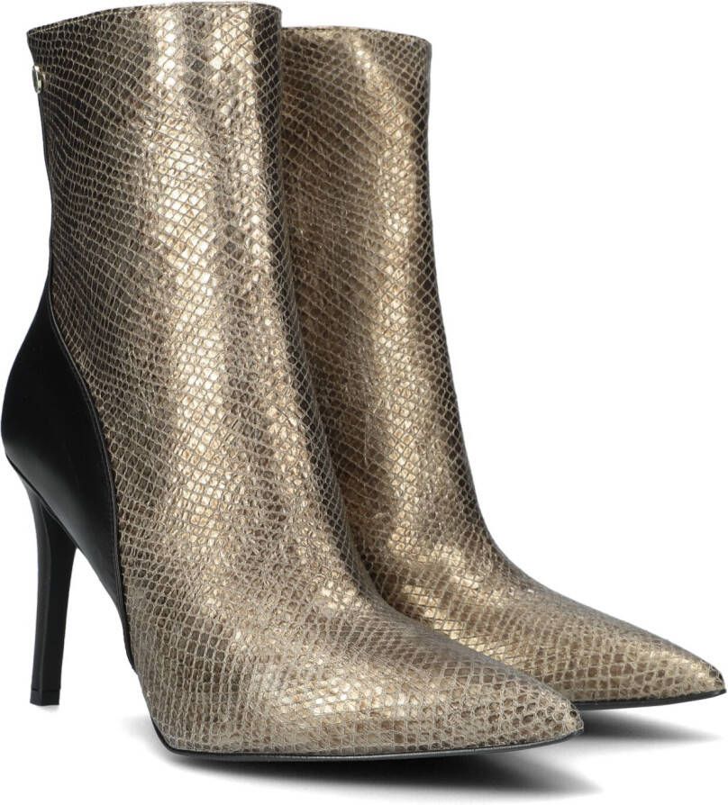 Notre-V Notre V 17535 Enkellaarsjes Enkelboots met rits Dames Goud - Foto 1