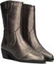 Notre-V 18050 Enkellaarsjes Enkelboots met rits Dames Goud - Thumbnail 1