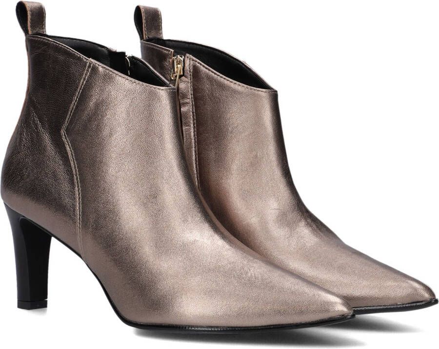 Notre-V 38238 Enkellaarsjes Enkelboots met rits Dames Goud