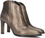 Notre-V 87433 Enkellaarsjes Enkelboots met rits Dames Goud - Thumbnail 1