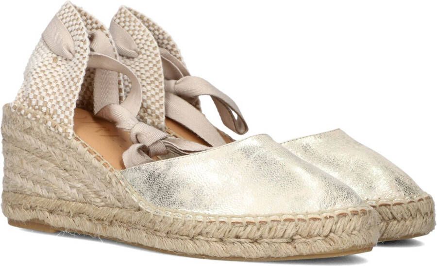 Notre-v Gouden Espadrille Ciara23.2 Yellow Dames