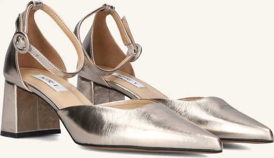 Notre-V 35518 Sandalen Dames Goudkleurig