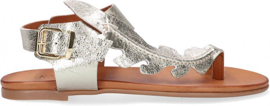Notre-V Notre V 101325 Sandalen Dames Goud - Schoenen.nl