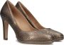 Notre-V Notre V 12501 Pumps High Heels Schoenen Hoge Hak Dames Goud - Thumbnail 1