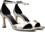 Bruin Tinten Metalli Sandalen Dames Goud - Thumbnail 1