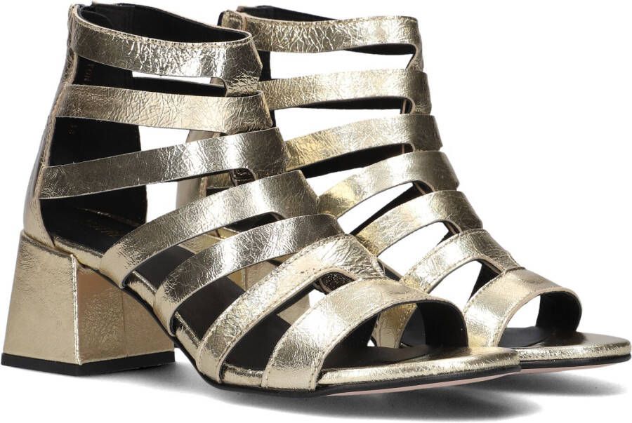 Notre-v Gouden Sandalen Ayana Stijl Yellow Dames