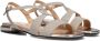 Notre-V 21343 Sandalen Dames Goud - Thumbnail 1