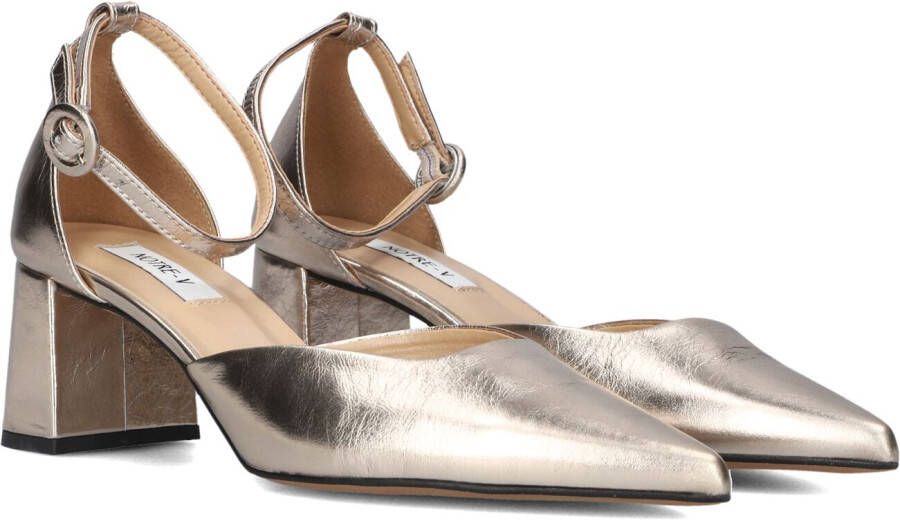 Notre-V 35518 Sandalen Dames Goudkleurig