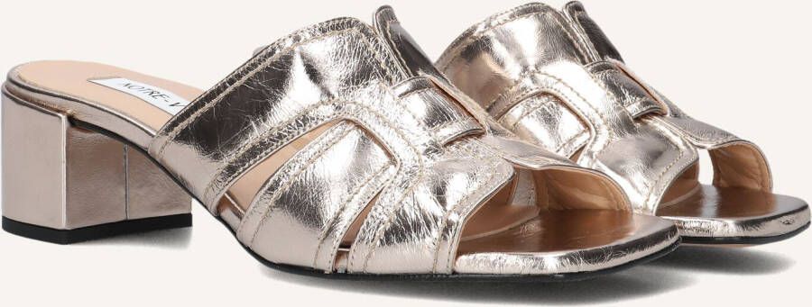 Notre-v Gouden Sandalen voor Zonnige Dagen