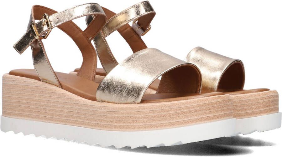 Notre-V 892003 Sandalen Met Sleehak Dames Goud