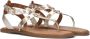 Notre-V 981021 Sandalen Dames Goud - Thumbnail 1