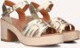 Notre-V As-2000 Sandalen Dames Goudkleurig - Thumbnail 1
