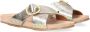 Notre-V Notre V 10318 Slippers Dames Goud - Thumbnail 1