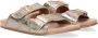 Notre-V Notre V 10369 Slippers Dames Goud - Thumbnail 1