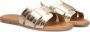 Notre-V Notre V 179874 Slippers Dames Goud - Thumbnail 1